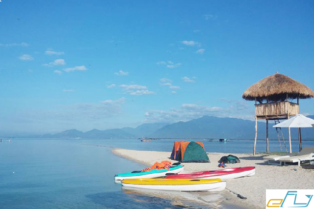 Review đảo Điệp Sơn Nha Trang: chèo thuyền kayak