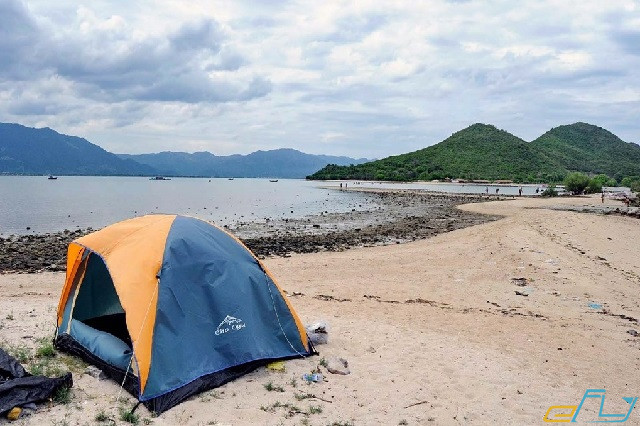 cắm trại ngủ qua đêm ở Review du lịch đảo Điệp Sơn 2018